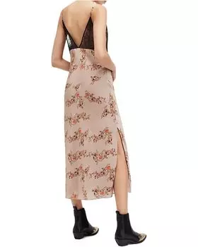 Платье AllSaints Immy Oto Dress, цвет Almond Beige
