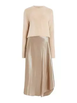 Платье Allsaints MEGAN, бежевый