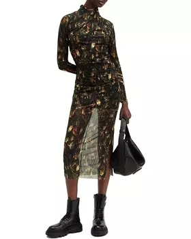 Платье AllSaints Tia Dress, цвет Kateri Hazel Brown