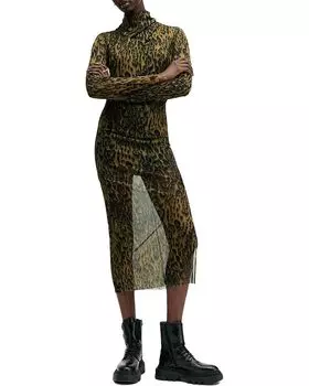 Платье AllSaints Tia Dress, цвет Teresa Khaki Green 1