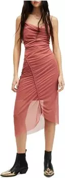 Платье AllSaints Ulla Dress, цвет Rich Pink
