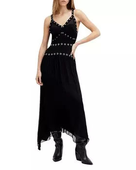 Платье ALLSAINTS Zita, черный