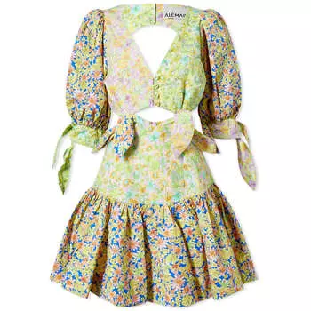 Платье ALMAIS Daisy Spliced Mini Dress