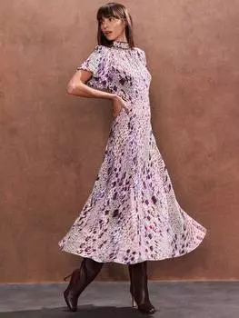 Платье элоди с животным принтом Ro&Zo, розовый