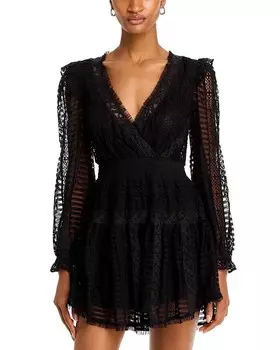 Платье Алонсо LoveShackFancy, черный