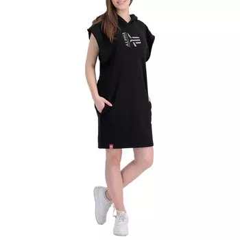 Платье Alpha Industries 136042G Glitter, черный