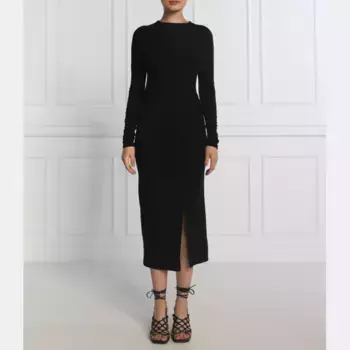 Платье Alva с добавлением шерсти Pinko, черный