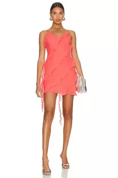 Платье Amanda Uprichard Belladonna, цвет New Fluro