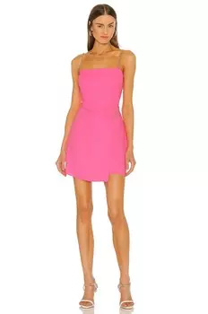 Платье Amanda Uprichard Stilla, цвет Shocking Pink