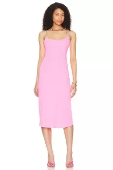 Платье Amanda Uprichard Talena, цвет Shocking Pink