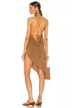 Платье Amanda Uprichard X REVOLVE Janet, бежевый