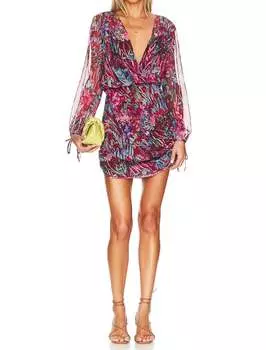 Платье Амани в цвету Amanda Uprichard, цвет bloom