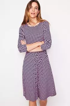 Платье Амели с длинными рукавами Boden, розовый