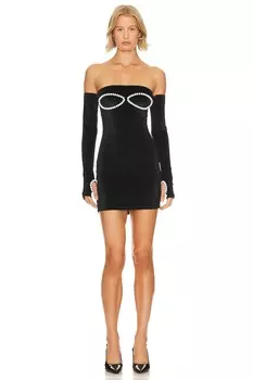 Платье AMOR MIA Claudia Velvet, черный