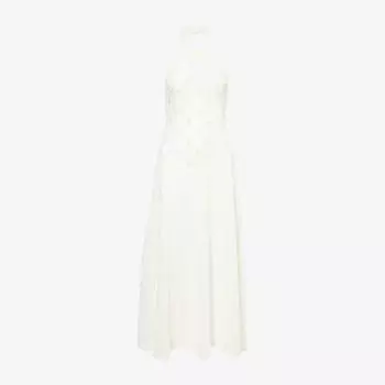 Платье Amy Lynn с вязаным верхом, бежевый