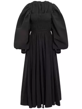 Платье Andrea А-силуэта со сборками Altuzarra, черный