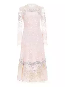 Платье Angeline Needle & Thread, нейтральный