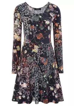 Платье Aniston CASUAL Dress, цвет Navy/Mixed colors