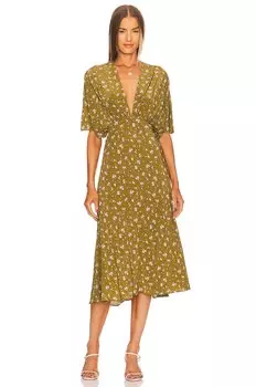 Платье anna nata Taylor, цвет Olive Wildflower