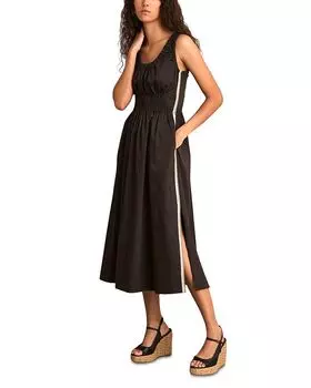 Платье Anouk с драпировкой REISS, коричневый