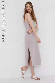 Платье Answear Lab, бежевый