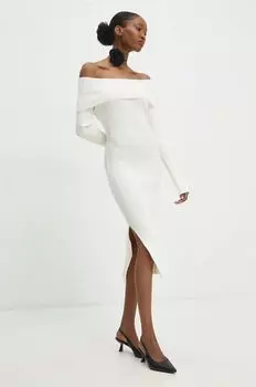 Платье Answear Lab, бежевый