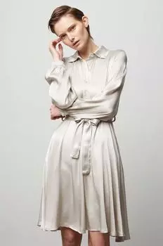 Платье Answear Lab, бежевый