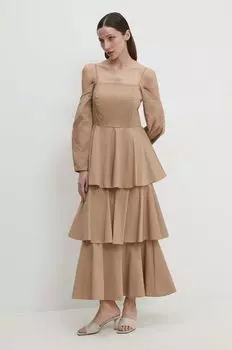 Платье Answear Lab, бежевый