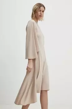 Платье Answear Lab, бежевый