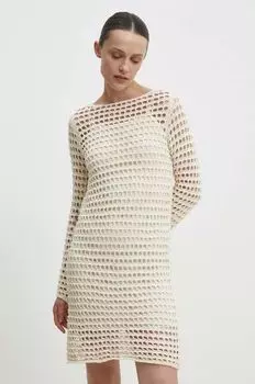 Платье Answear Lab, бежевый