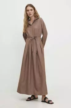Платье Answear Lab, бежевый