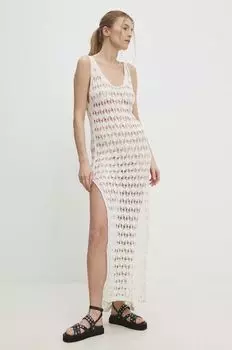 Платье Answear Lab, бежевый