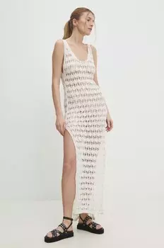 Платье Answear Lab, бежевый