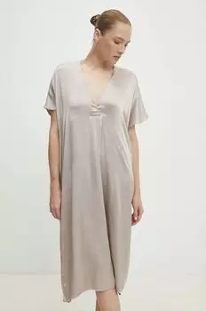 Платье Answear Lab, бежевый