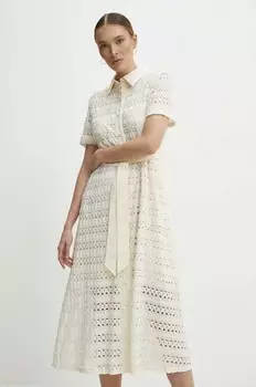 Платье Answear Lab, бежевый