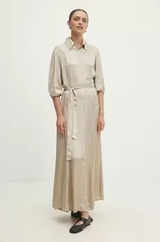 Платье Answear Lab, бежевый