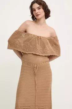 Платье Answear Lab, бежевый