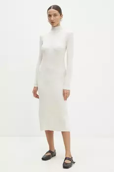 Платье Answear Lab, бежевый