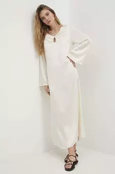 Платье Answear Lab, бежевый