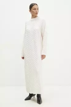 Платье Answear Lab, бежевый