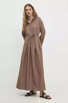 Платье Answear Lab, бежевый