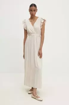 Платье Answear Lab, бежевый