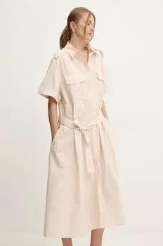Платье Answear Lab, бежевый