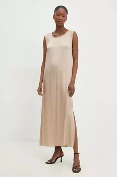 Платье Answear Lab, бежевый