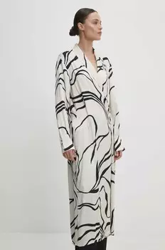 Платье Answear Lab, бежевый