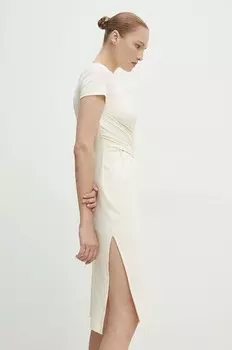 Платье Answear Lab, бежевый