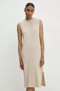 Платье Answear Lab, бежевый