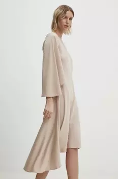 Платье Answear Lab, бежевый