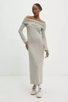 Платье Answear Lab, бежевый