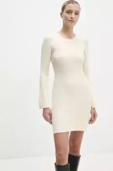 Платье Answear Lab, бежевый